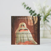 スポオク幽霊のよく出るタキュラーハウスハローウィンパーティ幽霊 招待状 (スタンド正面)