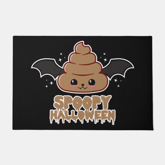 スポオプハロウィーンかわいい ドアマット (正面)