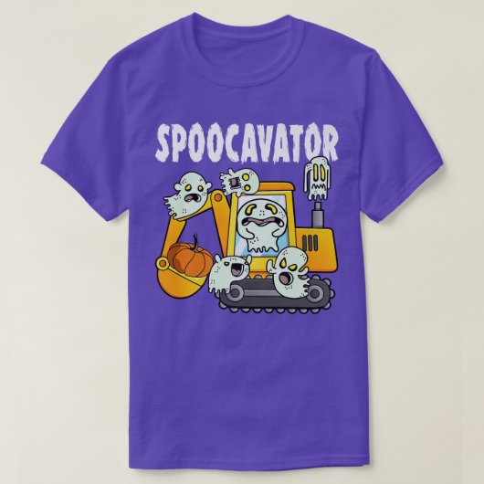 スポカバーターレイジーハロウィーンのコスメおもしろいックスパン幽霊 Tシャツ (デザイン正面)