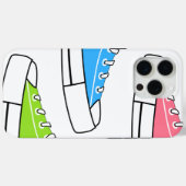 スポカラフルートスニーカーiPhone 15 Pro Maxケース Case-Mate iPhoneケース (裏面 (横))