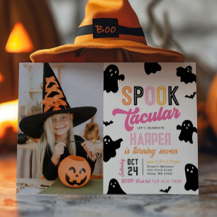 スポガーリークトカキュラハロウィーン誕生日招待状 招待状