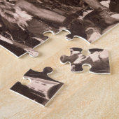 スポケーンのインディアン1861年(b/wの写真) ジグソーパズル (側面)