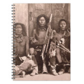 スポケーンのインディアン1861年(b/wの写真) ノートブック (正面)