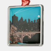 スポケーンの広告ポスター#1Spokane、WA メタルオーナメント (左)