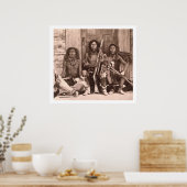 スポケーンインディアン, 1861 (写真を含む) ポスター (キッチン)