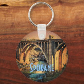 スポケーンキーチェーン キーホルダー (正面)