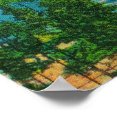 スポケーンリバーアンドサスペンション足ブリッジ ポスター (角)