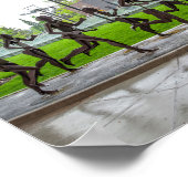 スポケーンワシントンブルームズデイ彫刻ランナー ポスター (角)