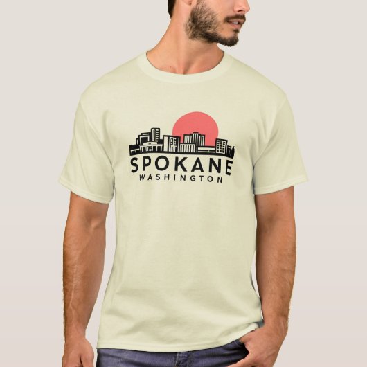 スポケーンワシントン州 Tシャツ (正面)