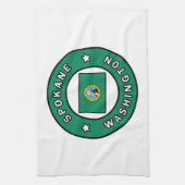 スポケーンワシントン キッチンタオル (縦)