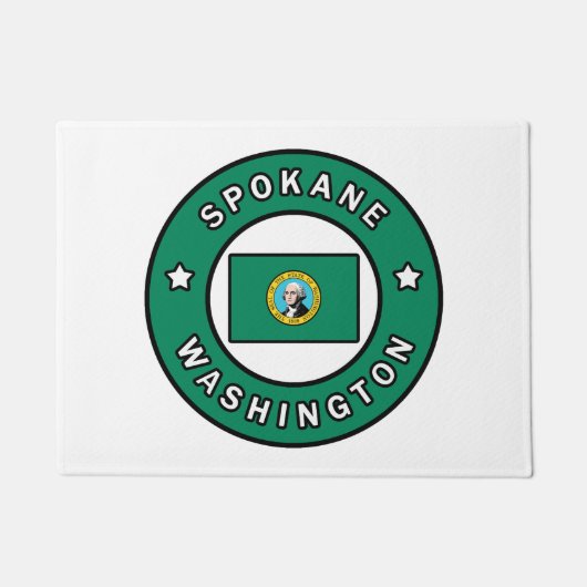 スポケーンワシントン ドアマット (正面)