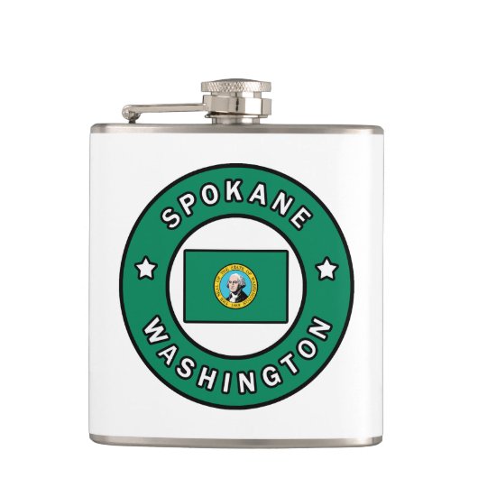 スポケーンワシントン フラスク (正面)