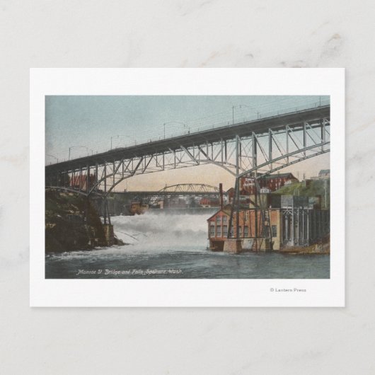 スポケーンワシントン – モンロー通り ポストカード (正面)