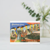 スポケーンヴィンテート葉書からの挨拶 ポストカード (スタンド正面)