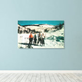 スポケーン山州パークレディーススキーワシントン キャンバスプリント (インサイチュ (ウッドフロア))