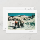 スポケーン山州パークレディーススキーワシントン ポストカード (正面/裏面)