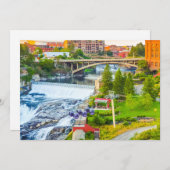 スポケーン秋ワシントンホリデーカード シーズンカード (正面/裏面)