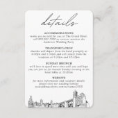 スポケーン結婚の詳細エンクロージャカード エンクロージャーカード (正面)