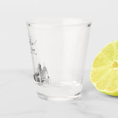 スポケーン結婚式の引き出物パーソナライズされた応援 ショットグラス (右)