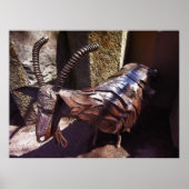 スポケーン食べの河口公園のゴミのヤギ ポスター (正面)