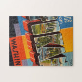 スポケーン・ワシントンからの挨拶 ジグソーパズル (横)