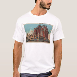 スポケーン、WA -ダベンポートのホテル#1の眺め Tシャツ