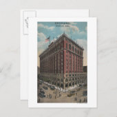 スポケーンWA – ビューオブダベンポートホテル ポストカード (正面/裏面)