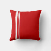 スポストライプーツ白い赤01パパ クッション (裏面)