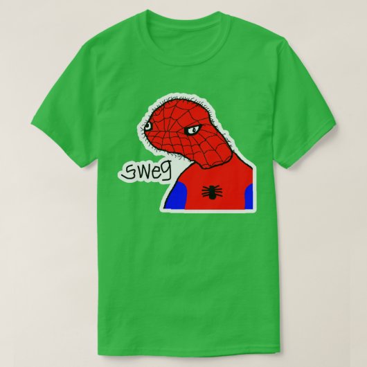 スポダーマンスウェグ Tシャツ (デザイン正面)