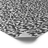 スポッよくはしゃぐト – 非表示3Dプリント ポスター (角)