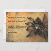 スポックタキュラースパイダーハロウィーンバッシュ！ 招待状 (裏面)