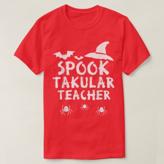 スポックタキュラー先生ハロウィーン先生 Tシャツ (デザイン正面)