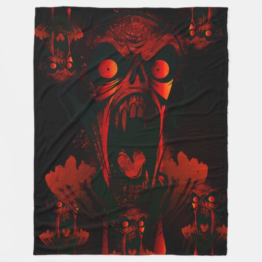 スポック フリースブランケット (正面)