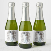 スポッティエンジェル7x5cmミニワインきらめくボトルラベル スパークリングワインラベル (ボトル)