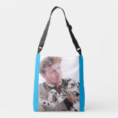 スポッティダルマチアン犬かわいいクロスボディバッグアート クロスボディバッグ (裏面)