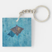 スポッテッドイーグルスティングレイ – 海 キーホルダー (裏面)