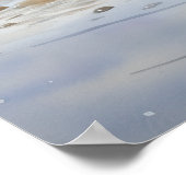 スポッテッドサンドパイパーバードアートプリントポスター ポスター (角)