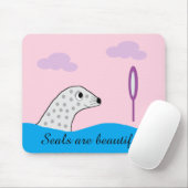 スポッテッドシールは多くの美しいを持っている。 マウスパッド (マウス)