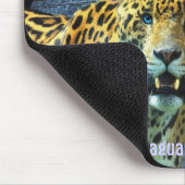 スポッテッドジャガー&チチェンItza Temple & Sunset マウスパッド (コーナー)