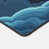 スポッテッドスペースマンデスクマット デスクマット (コーナー)