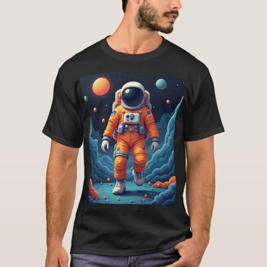 スポッテッドスペースマンTシャツ Tシャツ (正面)