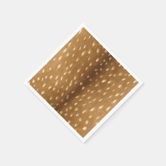 スポッテッドディアファーガウンプリント スタンダードカクテルナプキン (角)