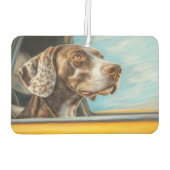 スポッテッドドッグon a Car Adventure Artプリント カーエアーフレッシュナー (裏面)