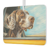 スポッテッドドッグon a Car Adventure Artプリント カーエアーフレッシュナー (左)