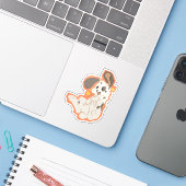 スポッテッドバニーステッカー シール (ノートパソコンとiPhone)