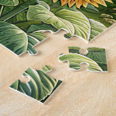 スポッテッドホース素朴、納屋、サンライジングオンファーム ジグソーパズル (側面)