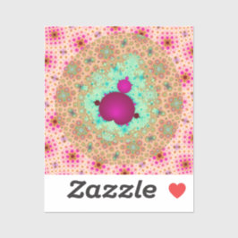 スポッテッドマンデルブロットセットフラクタルデザイン シール