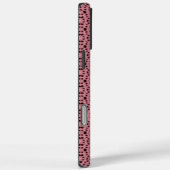 スポッテッド ピンク オーバル Case-Mate iPhoneケース (裏面 / 右)