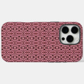 スポッテッド ピンク オーバル Case-Mate iPhoneケース (裏面 (横))