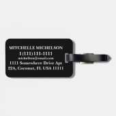 スポットの重ね ラゲッジタグ (裏面横)